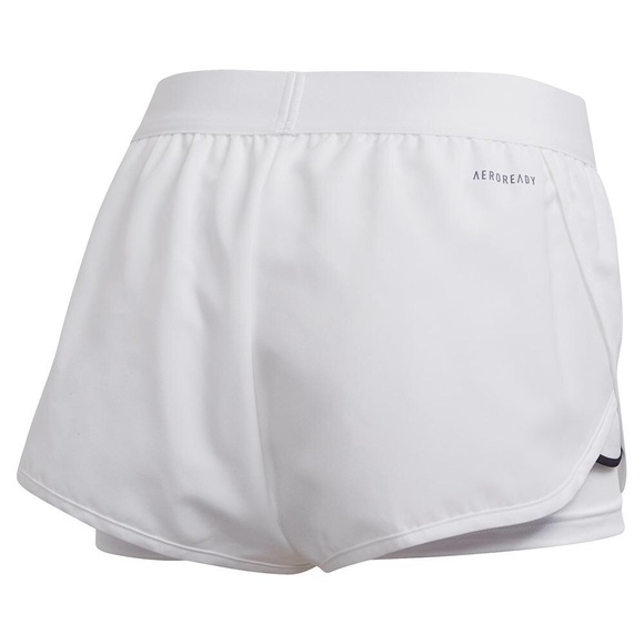 Adidas Women's White Tennis Club Shorts, Size XL - Picture 3 of 5